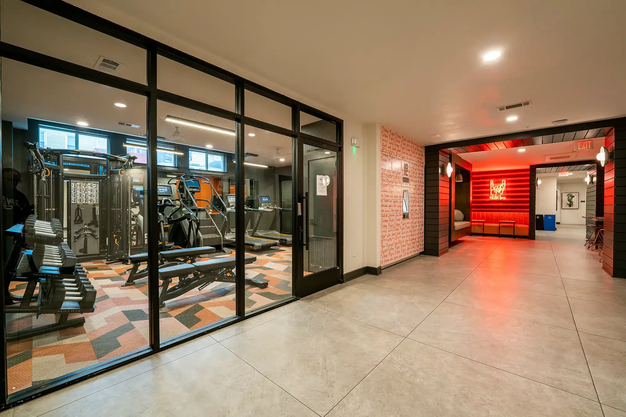 21 Pearl Off Campus Apartments in West Campus Near UT Austin Fitness Center Package Lockers Resident Clubhouse